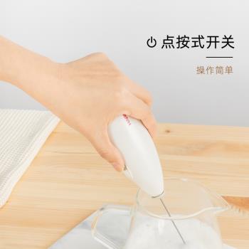 HARIO奶泡器咖啡拉花套裝手持電動奶泡機打奶器家用牛奶打泡器CZ