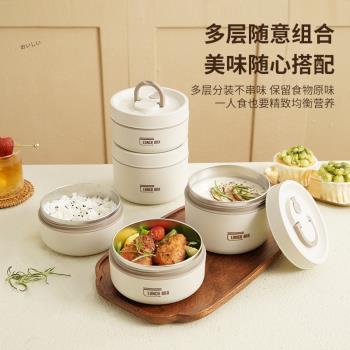 日本進口虎牌不銹鋼保溫飯盒保溫桶微波爐學生帶蓋食品級便當餐盒