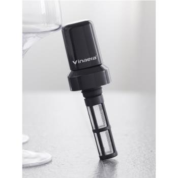 Vinaera老酒過濾網塞 老年份紅酒葡萄酒過濾酒渣防塵密封塞倒酒器