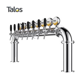 Talos塔羅斯精釀桶啤酒分發裝置酒吧臺酒柱8孔小門型酒塔1046805