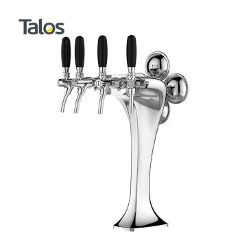 Talos塔羅斯桶裝精釀啤酒打酒機分發設備酒吧啤酒柱眼鏡蛇酒塔4孔