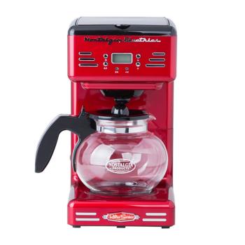 RCOF20金屬紅復古咖啡機自動美式