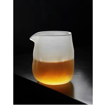 加厚玻璃復古茶器具隨行公道杯