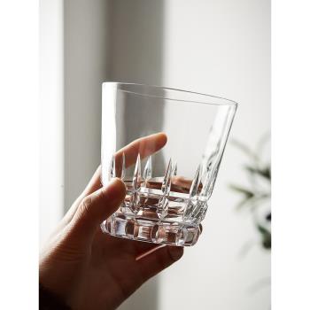 日本進口佐佐木水晶玻璃酒杯日式威士忌杯手工刻花復古水杯果汁杯