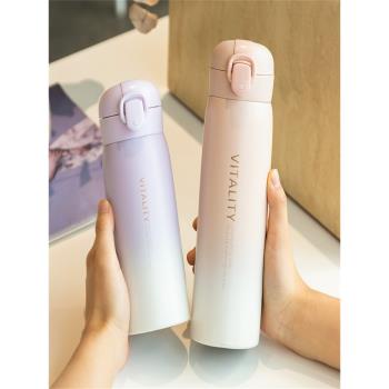德國進口不銹鋼保溫水杯子壺女高顏值兒童學生上學專用2025年新款