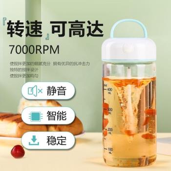 日本全自動玻璃攪拌水杯電動充電懶人便攜式奶昔粉蛋白粉搖搖杯。