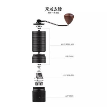 磨豆機咖啡機手搖磨豆機便攜研磨機不銹鋼咖啡機研磨器外調節磨豆