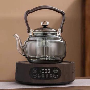 煮茶爐電陶爐家用耐高溫玻璃茶壺煮茶器功夫茶具室內電圍爐套裝