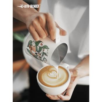 MHW-3BOMBER轟炸機Origin拉花缸週年限定版 不銹鋼打奶泡杯拉花杯