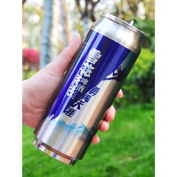 創意潮流保溫杯啤酒百事易拉罐網紅抖音學生水杯子咖啡杯情侶禮物