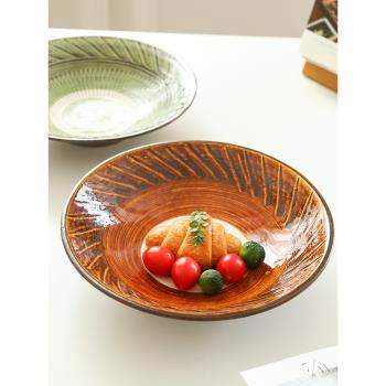 愛悅居日本進口深缽陶瓷大飯碗家用飯碗泡麵碗湯碗菜碗日式餐具