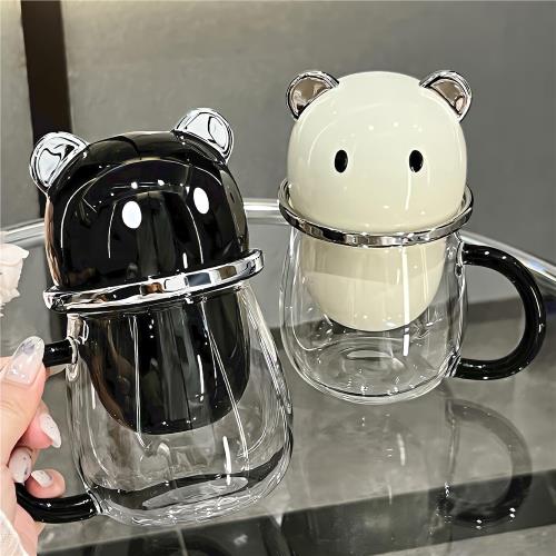 高顏值陶瓷茶杯茶水分離水杯男士辦公室泡茶杯子女士個人專用茶具