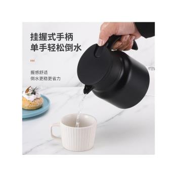 316不銹鋼燜茶壺家用大容量咖啡壺戶外便捷辦公泡茶保溫壺悶茶壺