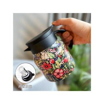 316茶水分離保溫壺茶壺800ml燜茶壺泡茶壺咖啡壺不銹鋼內膽保溫壺