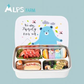 韓國小學生飯盒分格便當盒304不銹鋼兒童餐盤防燙餐盒保溫帶蓋男