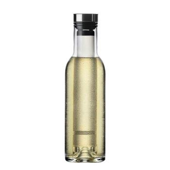 丹麥進口menu無鉛玻璃冰酒瓶白葡萄酒冰酒壺帶冰鎮筒冰酒醒酒器1L