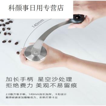 VIKES手動磨粉器磨豆機手搖咖啡豆研磨機不銹鋼手磨咖啡機沖量木