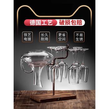 輕奢創意懸掛歐式簡約紅酒杯架