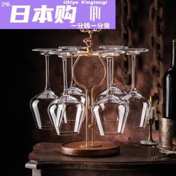 日本Ukiyo高階感水晶紅酒杯套裝歐式玻璃陀螺醒酒器大號勃艮第葡