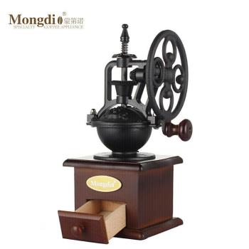 Mongdio手動磨豆機復古家用咖啡豆研磨機手磨咖啡機手搖