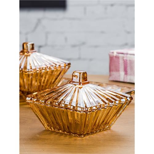 玻璃儲物罐廚房家用干果罐糖罐帶蓋調味瓶裝食品收納盒糖罐子