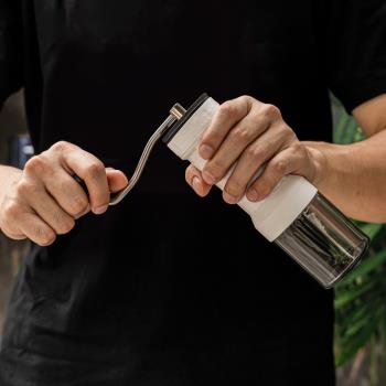 手搖咖啡磨豆機陶瓷磨芯手動咖啡豆研磨器外調式手磨咖啡機便攜