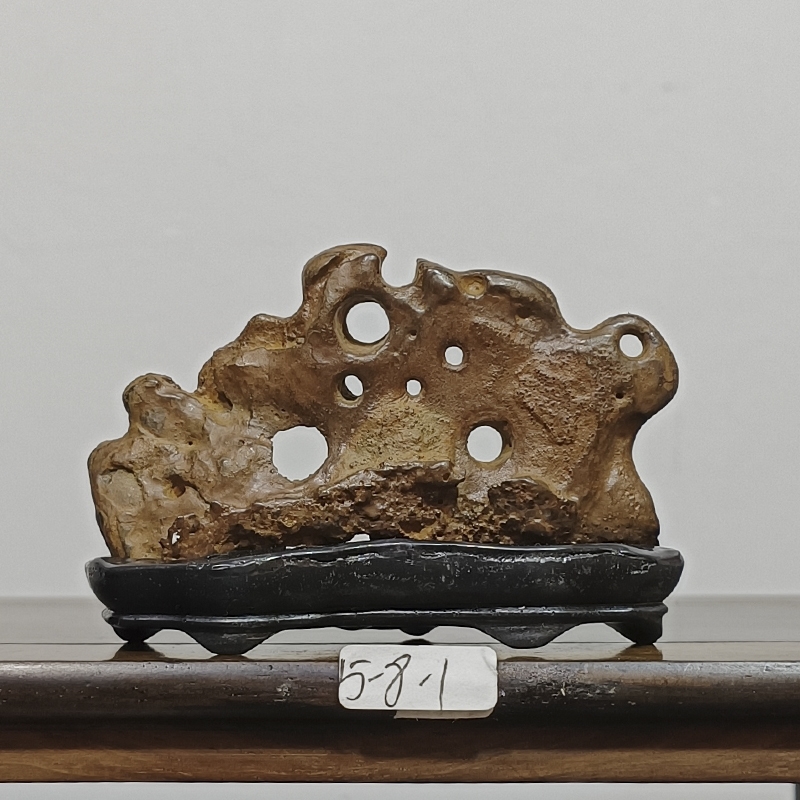 太湖石太湖水石拳石袖石天然原石茶臺茶桌案幾小擺件傳統藝術品I|茶寵擺