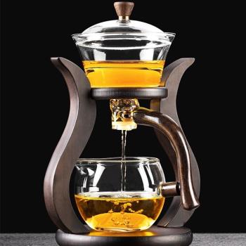 廠家創意懶人茶具家用自動茶壺茶水分離功夫茶具套裝客廳泡茶神器