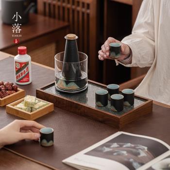 溫酒器燙酒壺家用白清黃酒電加熱暖酒壺酒杯中式煮酒器套裝禮盒