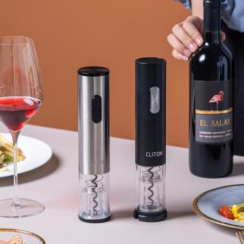 紅酒開瓶器電動開酒器家用開紅酒器全自動不銹鋼充電款啟瓶器起子