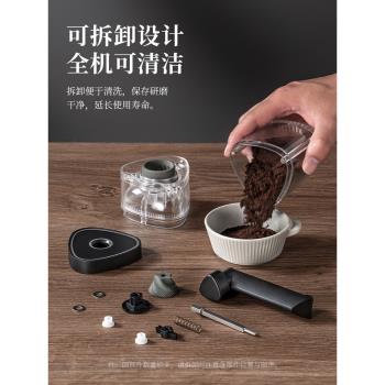 3ZBY手搖咖啡研磨機手動磨豆機電動咖啡機家用小型便攜式意式