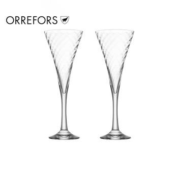 Orrefors HELENA進口水晶玻璃高腳香檳杯對酒杯4只套裝婚禮禮物