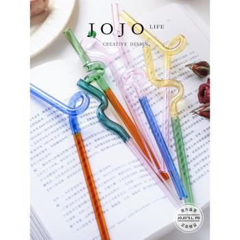 JOJOS L. PD.Fenjie.日式玻璃吸管透明果汁牛奶飲料吸管 | 芬界