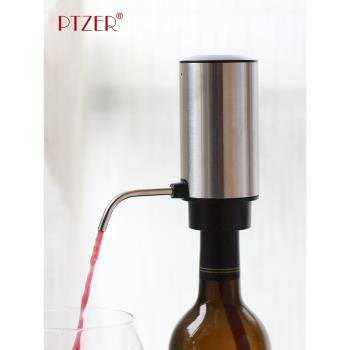 PTZER家用電動快速醒酒器可充電紅酒白酒分酒神器高階感輕奢導酒
