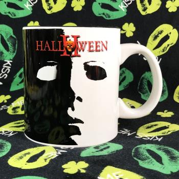 新萬聖節Halloween月光光心慌慌捉鬼黑白臉陶瓷馬克杯水杯咖啡杯