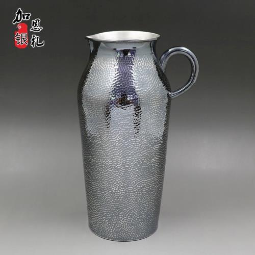 純銀醒酒器999足銀分酒器葡萄酒大容量銀器皿高檔倒酒器純銀酒具 純銀醒酒器999足銀分酒器葡萄酒大容量銀器皿高檔倒酒器純銀酒具