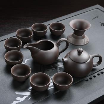 廠家直銷陶瓷紫砂茶具套裝家用功夫茶具公司整套茶具套裝