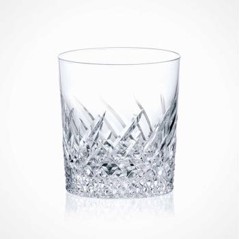 日本進口KAGAMI 水晶玻璃威士忌杯斜紋切子杯洋酒杯洛克杯禮物