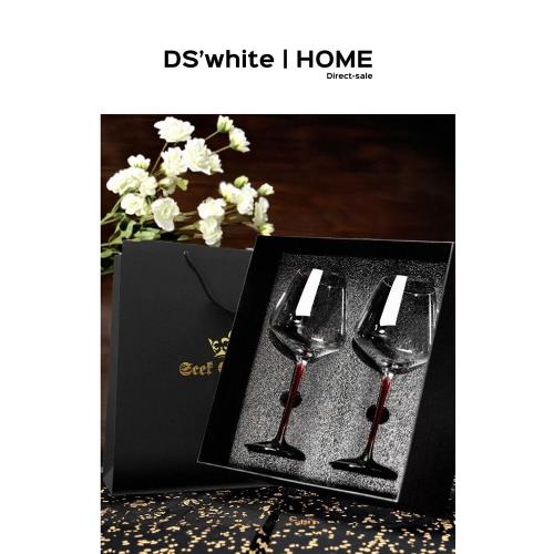 T4kzi德國水晶紅酒杯一對禮盒裝高腳杯葡萄酒杯結婚禮物|折扣款