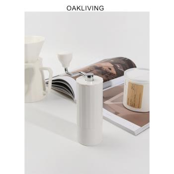 oakliving手搖咖啡研磨器手磨咖啡機咖啡磨豆機家用小型便攜手動