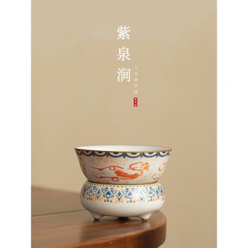 JOJOS L. PD.紫泉澗.汝窯敦煌飛天茶漏泡茶濾茶器茶葉 | 燭察