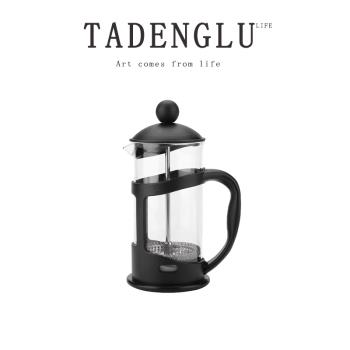 TADENGLU咖啡壺法壓壺手沖咖啡過濾杯手壓法壓杯法式濾壓壺沖茶器