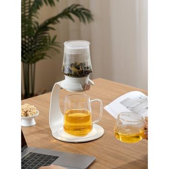 帝國貞點小可泡茶壺玻璃自動茶具套裝高檔懶人泡茶神器商用沖茶壺