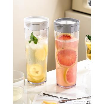 冷水壺日本asvel家用冰箱冷藏塑膠耐高溫冷泡茶果汁飲料桶涼水壺