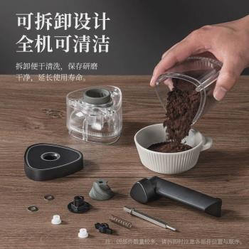 不銹鋼手動省力研磨器咖啡手動重復黑色手搖咖啡機手搖磨豆器