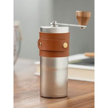 家用手搖咖啡磨豆機 小型手磨便攜式手沖研磨器 手動意式磨粉器具