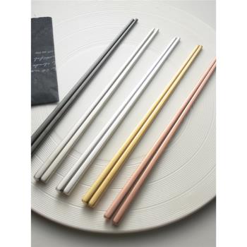 霧面和鏡面工藝 方形防滑防黴食品級304不銹鋼 方筷子套裝餐具