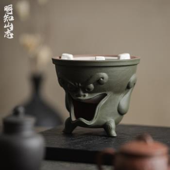 明知山志侘寂風日式炭爐功夫茶具戶外圍爐煮茶加熱燒水爐陶瓷碳爐