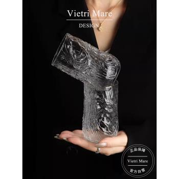 Vietri Mare玻璃杯中古手作樹紋洋酒杯威士忌酒杯啤酒杯子丨韋伯