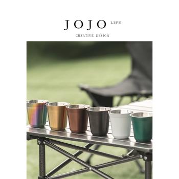JOJOS L. PD.Loose.咖啡用品水杯戶外露營雙層便攜不銹鋼 | 南松